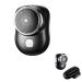 Mini-Shave Portable Electric Shaver 2023 New Upgrade Electric Razor For Men Wet & Dry Rotary Electrical Shave - One-Button Usb Rechargeable Shaver (Black-B)