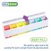 Ezy Dose 14-Day Pill Organizer - X-Large Detachable Compartments - Rainbow Colors - Buy Online on GoSupps.com