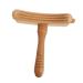 Healeeved Face Scraping Stick Universal Tools Roller for Face Anti-Aging Guasha Stick Thai Massage Stick Facial Scraping Plate Massage Board Scraping Stick Massage Plate Brown Pen