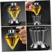 Zerodeko Oil Can Olive Oil Pot Oiler Soy Sauce Bottle Soy Sauce Dispenser Olive Oil Jar Kitchen Oil Dispenser Cruet Bottle Oil Press Glass Bottle Oil Storage Vinegar Bottle Stainless Steel 15X8.5X8.5CM Black - Buy Online on GoSupps.com