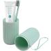 Kissral 3PCS Travel Toothbrush Case Plastic Toothbrush Toothpaste Holder Multi-Function Portable Toothbrushes Cover Toothpaste Holder for Business Camping Travel Trip - Buy Online on GoSupps.com