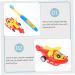Minkissy Children's Suction Toothbrush Set - 4 Pack Fun Tooth Cleaning Toys for Kids - Best Children's Toothbrush for Effective Oral Care - Buy Online on GoSupps.com