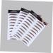 Housoutil 5pcs Eyebrow Stickers Eyebrow for Women Black Stickers Eyebrow Stencils Water Proof 6d Post Paper - Buy Online on GoSupps.com
