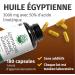 Egyptian Nigella Oil 3000 mg - 50% Linoleic Acid - 180 Capsules - 100% Natural Pure and Vegan - Buy Online on GoSupps.com