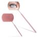 Sibba square eyelash mirror portable eyelash extensions Applicator accessories stainless steel removable false eyelashes mirror multifunctional oral examination tools (1 rose gold) 1 x red gold