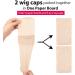 FANDAMEI 6 Pcs Natural Beige Stocking Wig Cap - Elastic Nude Caps for Wigs - Unisex Close End Stocking Cap for Women Men - Buy Online on GoSupps.com