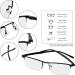 Blue Light Blocking Multifocal Computer Reading Glasses 1.75X | Anti Glare, Lightweight Eyewear for Men and Women - Buy Online on GoSupps.com