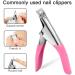 PSGS 1PC Professional Nail Art Clipper Scissor UV Gel Stainless Cuticle Nipper Cutter Manicure One Word Clippers Manicure Tool (Color : Random Color) - Buy Online on GoSupps.com