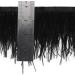 2 Yards Black Ostrich Feathers Fringe Trim Ribbon for Sewing & Crafts - 3-4 inch Width - Buy Online on GoSupps.com