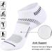 COOPLUS Men's 10 Pack Ankle Athletic Socks - Cushioned & Breathable No Show Socks for Running and Sports (White, S-M) - Buy Online on GoSupps.com