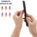 25 Pcs Professional Black Nail Files for Acrylic Nails - 100/180 Grit Emery Boards - Double Sided Buffering Files - Buy Online on GoSupps.com