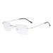 Eyekepper Frameless Reading Glasses for Women - Lightweight - Rimless Reading Glasses Silver +0.50