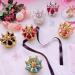 amangul Princess 3D Crown Artificial Rose Flower Cosplay Hair Accessories(Golden Crown Red Rose) - Buy Online on GoSupps.com