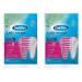 12 pcs. Dentek Easy Brush Interdental brushes ISO/size 0 extra fine - for very tight interdental spaces with mint taste & hygienic protective cap pink 12 pieces (2 -pack)