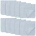 Comfy Cubs Muslin spit towels 6 set large 100% cotton hand washcloth 6 layers extra absorbent and soft (slate 10-pack) slate pack of 10
