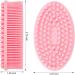 Emoly Silicone Bath Brush | Gentle Back Scrubber | Body Exfoliating Loofah | Pink - Buy Online on GoSupps.com