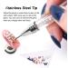 Dual-Ended Nail Rhinestone Picker Dotting Pen with Extra 2 Wax Heads - FITDON Wax Tip Pencil for Jewel Gems, Crystals, Studs - Clear - Buy Online on GoSupps.com