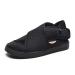 Lfzhjzc Elderly Shoes Adjustable Closure Diabetic Walking Shoes Easy to Put on and Take Off Diabetic Shoes for Women for Edema and Swollen Feet (Color : Black Size : 6) 6 Black