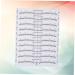Beavorty 100pcs Disposable Eyebrow Ruler Makeup Stickers Eyebrow Shaping Stencils Eyebrow Measure Modify - Buy Online on GoSupps.com