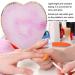 HURRISE Heart Styling Resin Nail Art Palette Delicate Colorful Paint Drawing Color Dish for Manicure DIY Color Mixing Board Nail Tips Display TrayPurple - Buy Online on GoSupps.com