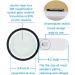 Magnifying Glass with Light Magnifier with Lights 30X 12 LED Double Optical Glass Lens Handheld Magnifying Glass Lighted Magnifying Glass for Reading Seniors Coins Macular Degeneration Low Vision - Buy Online on GoSupps.com