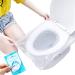 Biodegradable Disposable Plastic Toilet Seat Cover Disposable Paper Toilet Seat Covers for Travel Toilet Seat Waterproof and Non Slip Independent Packaging (100PCS)