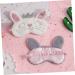 Buy Bunny Ears Sleep Eye Masks 3 Pack Plush Rabbit Ear Blindfolds for Comfortable Sleep | International Shipping - Buy Online on GoSupps.com