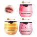 XdealCozyxc Honey Strawberry Watermelon lip balm Set Bee Balm Lip Mask Moisturizing Care Lighten Dark Lip Color Reduce Lip Lines