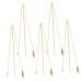 FRCOLOR 5sets Ear Wax Removal Tools for Teens and Adults Bamboo Ear Cleaning Kit for Travel and Home Use