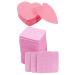 BUGUUYO 400 Sheets janitorial supplies lash stuff manicure supplies nail art gel nail building gel nail supplies eye lashes glue paint stripper gel nails gel eyelash cotton polishing pad