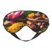 Condiments Spices Print Eye Mask Adjustable Straps Blackout Eye Mask Women Men Sleeping Eye Mask Sleep Aid Masks