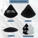 AWAVM 4 Pcs Triangle Powder Puff Set - Makeup Sponge with Strap for Loose Powder - Reusable Cosmetic Foundation Tool in Black and White - Buy Online on GoSupps.com