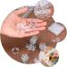 FRCOLOR Nail Stuff Organizer 1 Set Storage Box Sequin Trim Diamond Decor Manicure Organizer Container Clear Container Small Item Organizer Container Clear Bottle Plastic Diamond Box Nail - Buy Online on GoSupps.com