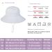 XYIYI Kids Bucket Hat | Adjustable Sun Hat for Boys Girls 2-6 Years | Breathable Beach Hat - White - Buy Online on GoSupps.com