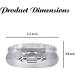 Shiny Diamonds Pill Box - Travel 3 Compartment Organizer for Vitamins Fish Oils & Supplements | Ideal Medicine Storage Solution - Buy Online on GoSupps.com