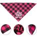 Dog Bandana Pregnancy Announcement EYLEER Plaid Dog Bandana Scarf Big Brother Big Sister Pregnancy Announcement Pet Costume Accessories Gender Reveal Photo Booth Props Dog Bandana for Small Medium Large Dogs Cats and Other Animals (Pink Plaid) - Buy Online on GoSupps.com