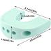 Bexdug Jaw Exerciser for Women Silicone Double Chin Reducer Jawline Exerciser - Compact Jawline Shaper Jaw Sculpting Tool for Women Men Green - Buy Online on GoSupps.com