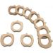 Wendysun 2pcs Cartoon Wood Teether - Natural Animal Pear Shape Baby Teething Toy - Buy Online on GoSupps.com