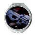 Mirror makeup mirror pistol lake Round Mirror new gun pocket mirror portable mirror
