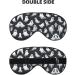Cute White Ghost Halloween Sleep Eye Mask | Double-Sided Blindfold | Adjustable Comfort | Block Out Light - Buy Online on GoSupps.com