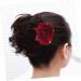 minkissy 2 1 Flower Hair Accessories Bridal Hair Clip Fall Decor Flower Brouch Rose Clip Scarf Pin Artificial Flower Hairpin Hair Comb Rose Hair Clip Flower Hair Clip Rose Brooch Pin Hawaii medium Rosso - Buy Online on GoSupps.com