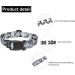 Adjustable Mercano Dog Collar - Soft Nylon Comfort & Patterned Design for Small to Medium Dogs | Camo Gray - Buy Online on GoSupps.com