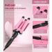 3 Barrel Curling Iron Crimper Hair Waver Deep Wave Styling Tool (Pink) - Buy Online on GoSupps.com