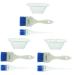 Beaupretty 3 Sentions Hair Coloring Medicines Hair-Highlight Brush Hair-Highlight Brush Hair Color Break Removal Brush For Hair Coils Hair Cell Blue Accessories Face Kamm Man 19x5.8x2cmx3Pcs Blaux3Stk
