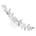 Ipetboom Hair Combs for Wedding Hairstyles Retro Hair Combs Goddess Headpiece Bridal Hair Clip Silver Leaf Hair Comb Wedding Hair Clip Tiara Hair Accessories Bride European and American