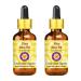 Deve Herbes Pure Saro Oil (Cinnamosma fragrans) with Glass Dropper Cold Pressed (Pack of Two) 100mlx2 (6.76 oz)