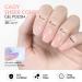 GAOY Jelly Nude Gel Nail Polish 16ml - Sheer Milky Pink Translucent UV Light Cure for Nail Art DIY - Color 1643 - Buy Online on GoSupps.com