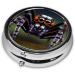 Tropical Rainforest Pill Box Organizer - 3 Compartment Portable Travel Case for Vitamins & Medications - Buy Online on GoSupps.com