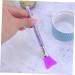 FRCOLOR Silicone Face Mask Brush for Makeup Mask Brush Silicone Brush Cosmetic Purple 17*3cm purple - Buy Online on GoSupps.com