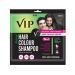 VIP Pack of 6 5 in 1 Natural Color Shampoo Sachets Black 40g